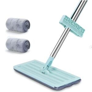 Mikrofiber bezli Mop Yer Ve Duvar Silme Kendinden S?kmal? Yedek Bezli Paspas Mop-Yedek Bez Hediyeli