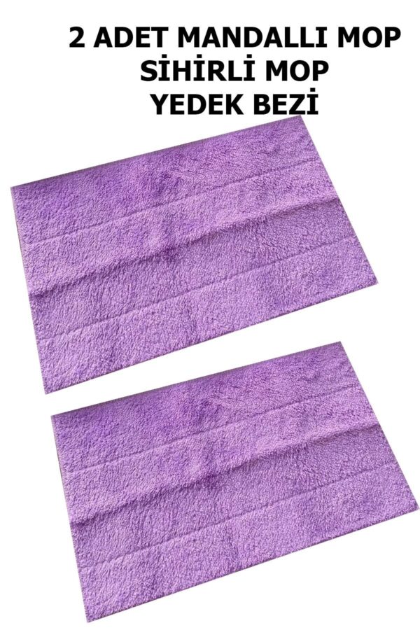 ( 1 Adet Yedek Bez Hediyeli ) Ta??nabilir Mini Otomatik S?kmal? Mop Seti Y?kanabilir